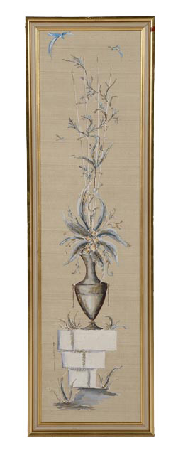 Pair of Decorative Plaster Relief Panels