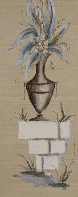 Pair of Decorative Plaster Relief Panels