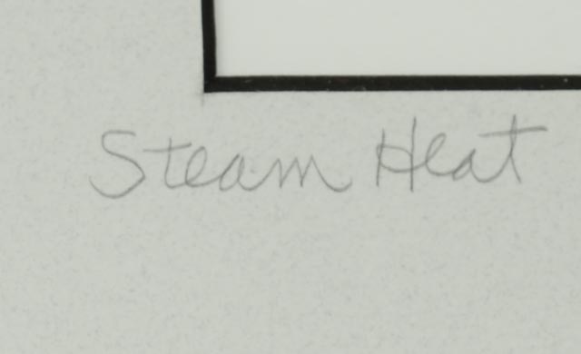 Marcia Guthrie Cut Paper Collage "Steam Heat"