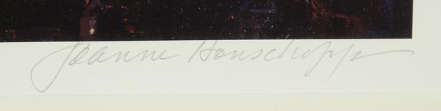 Joanne Honschopp Signed LE Giclee "Light Up Cincinnati"