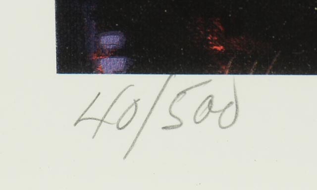 Joanne Honschopp Signed LE Giclee "Light Up Cincinnati"