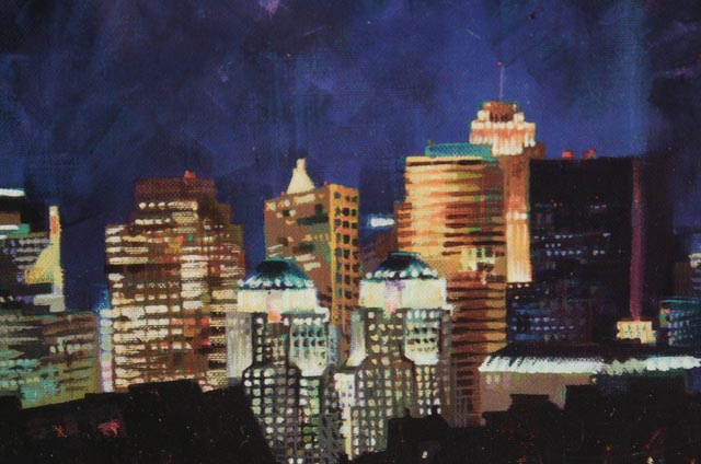 Joanne Honschopp Signed LE Giclee "Light Up Cincinnati"