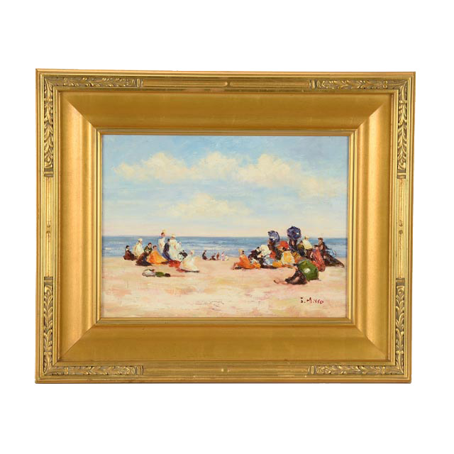 J. Misso Oil on Canvas Seascape