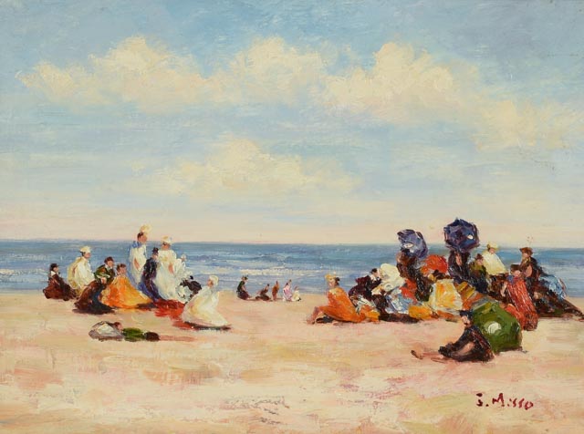 J. Misso Oil on Canvas Seascape