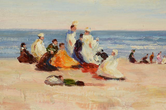 J. Misso Oil on Canvas Seascape