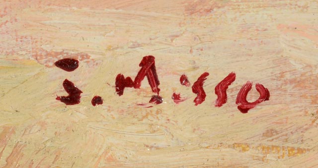 J. Misso Oil on Canvas Seascape