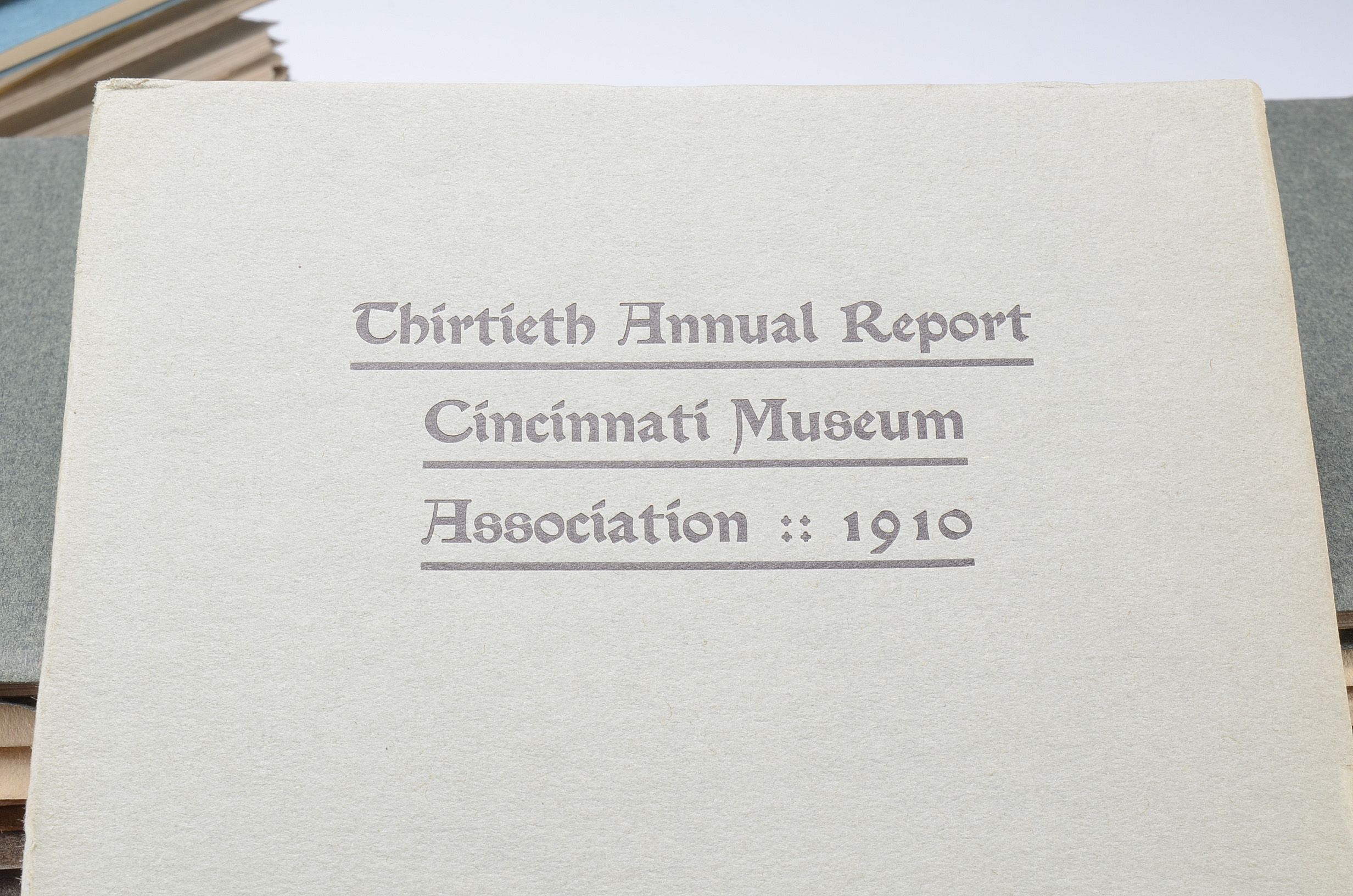 Large Assortment of "Cincinnati Museum Association Annual Report" Booklets