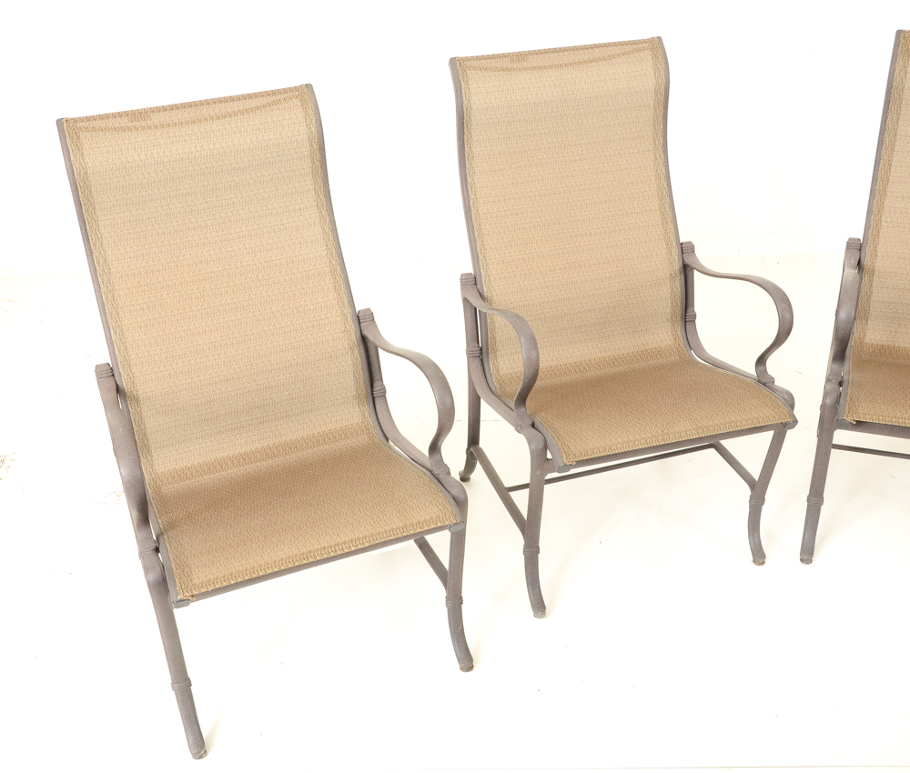 Tropitone Metal Patio Table and Six Chairs