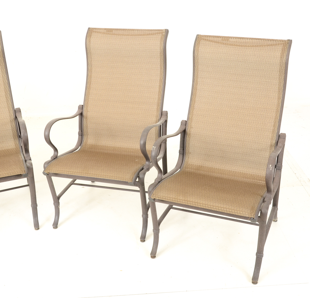 Tropitone Metal Patio Table and Six Chairs