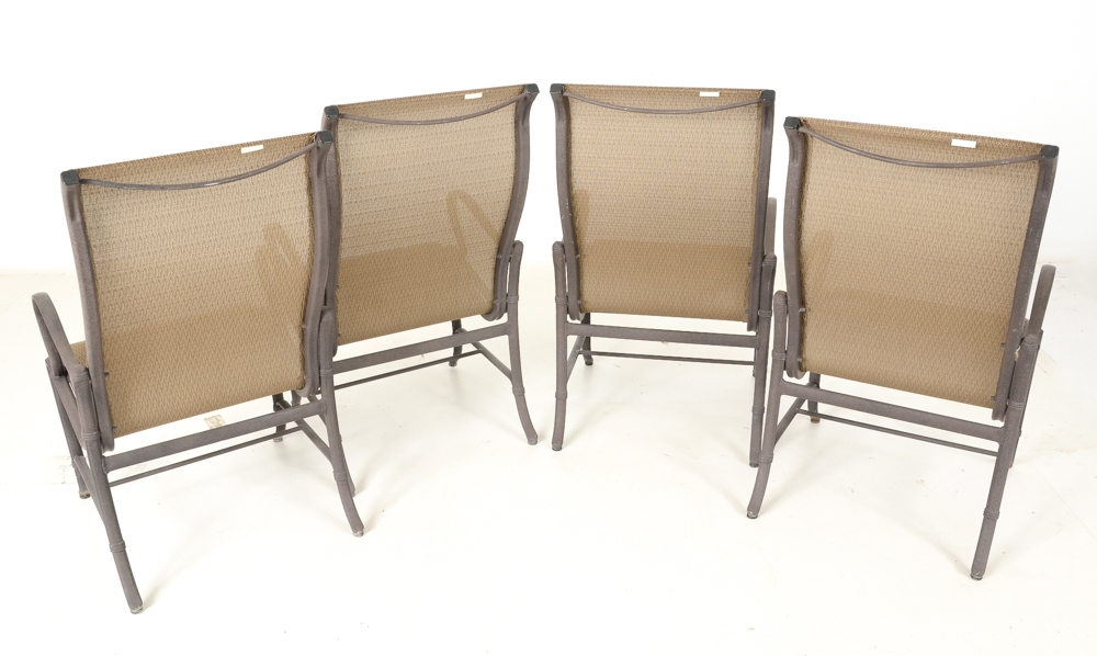 Tropitone Metal Patio Table and Six Chairs