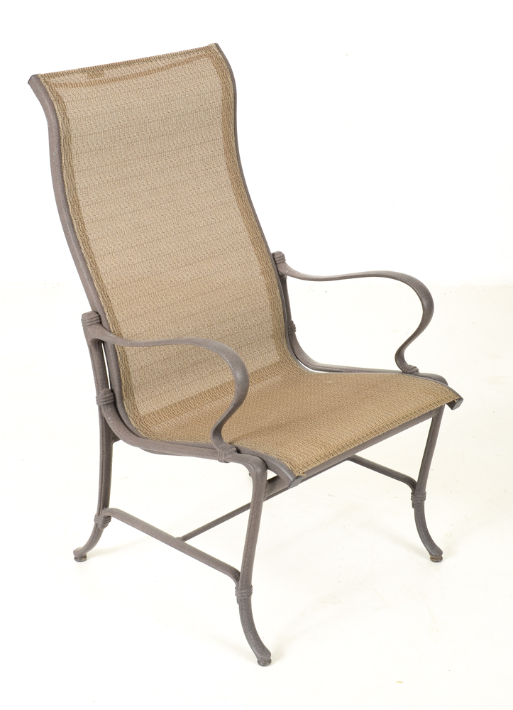 Tropitone Metal Patio Table and Six Chairs