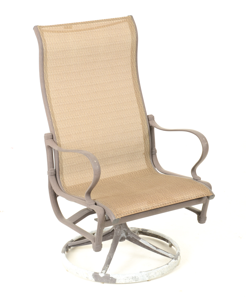 Tropitone Metal Patio Table and Six Chairs