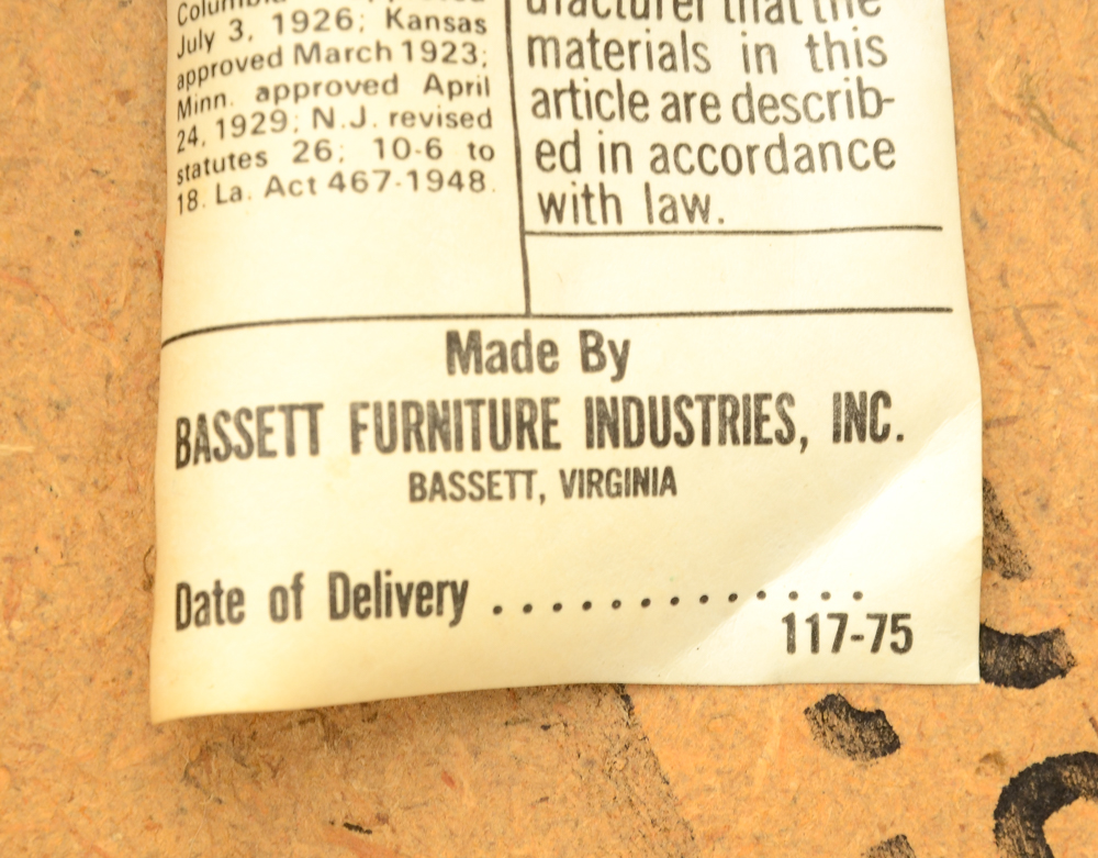 Bassett Furniture Cherry Finish Dining Set