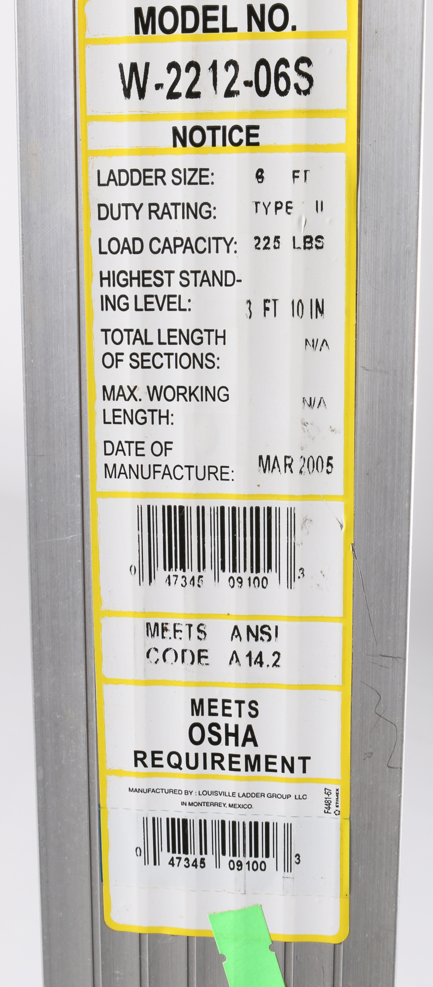 Davidson Stainless Steel Ladder