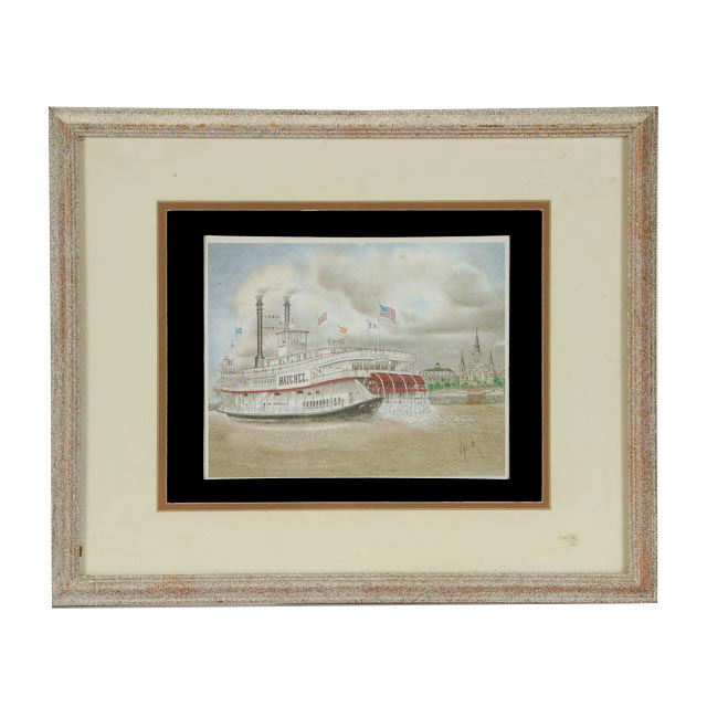 Archie "Arch" Boyd Offset Lithograph "Natchez"