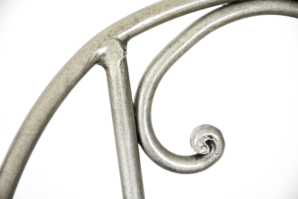 Three Contemporary Wrought Iron Barstools