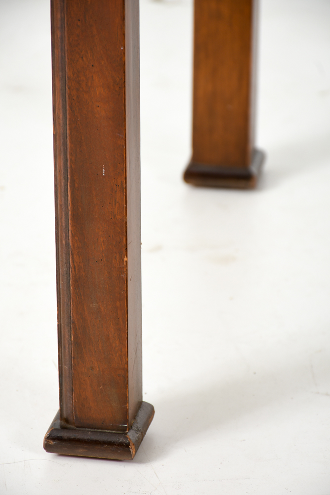 Chinese Chippendale Style Baker Furniture Mahogany Writing Desk