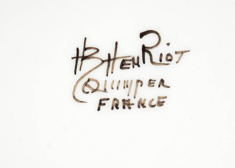 Henriot Quimper Fine China Set in "Fleuri"