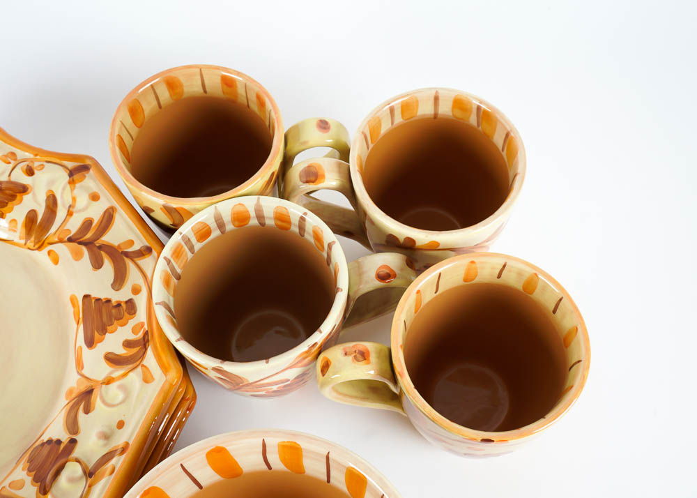 Vietri Italian Fine Dinnerware in "Arabesco"