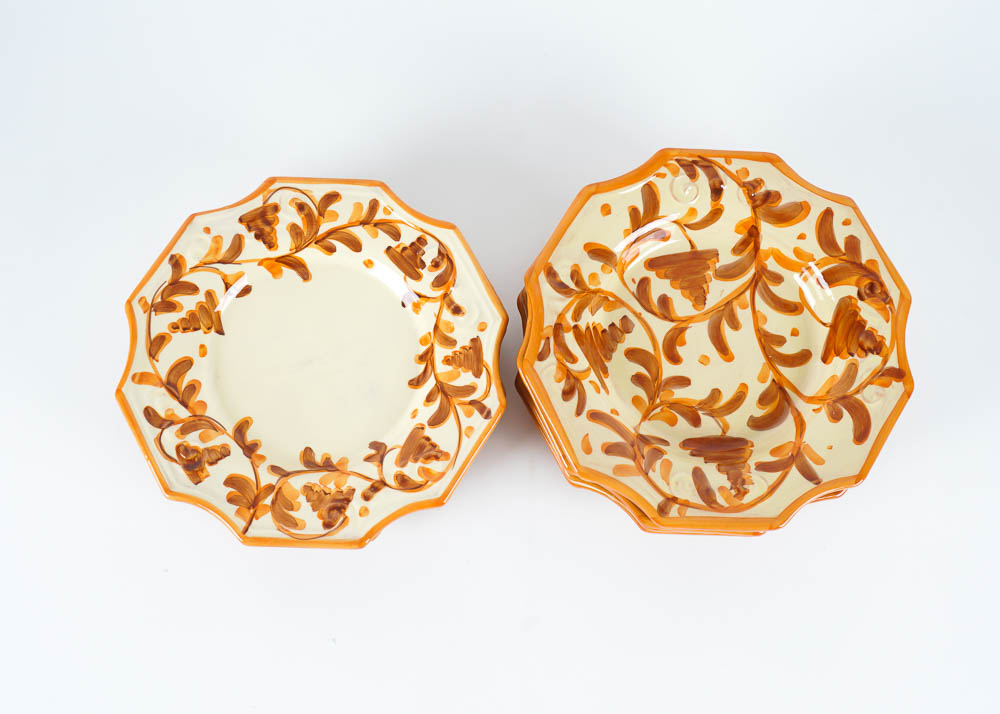 Vietri Italian Fine Dinnerware in "Arabesco"