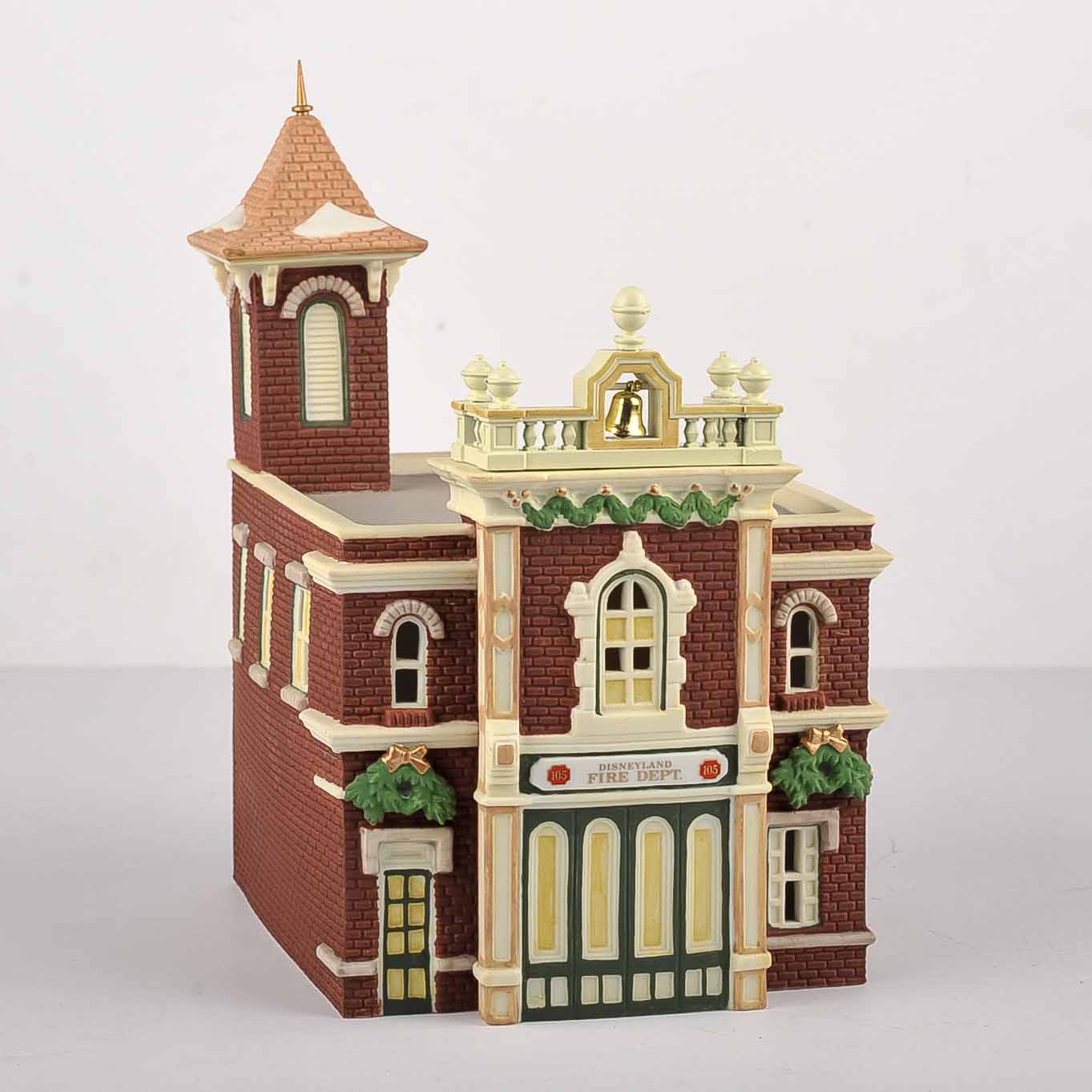 Dept 56 Disney Parks Village Series Disneyland Fire Department #105