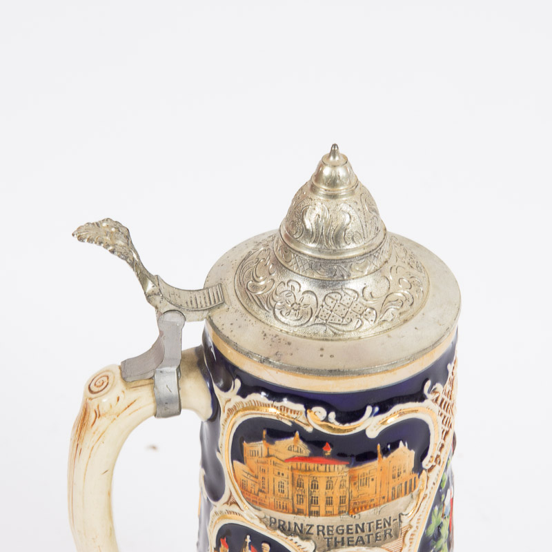 Vintage Beer Stein with Thorens Music Box