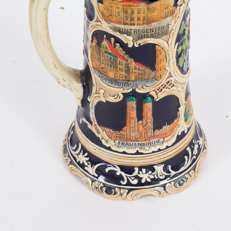 Vintage Beer Stein with Thorens Music Box