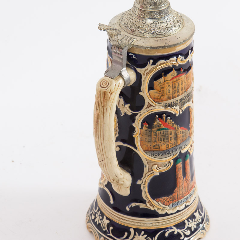 Vintage Beer Stein with Thorens Music Box