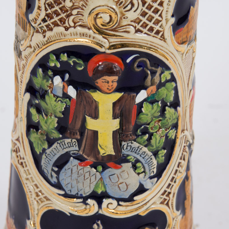 Vintage Beer Stein with Thorens Music Box