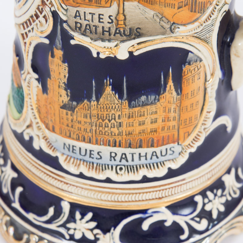 Vintage Beer Stein with Thorens Music Box