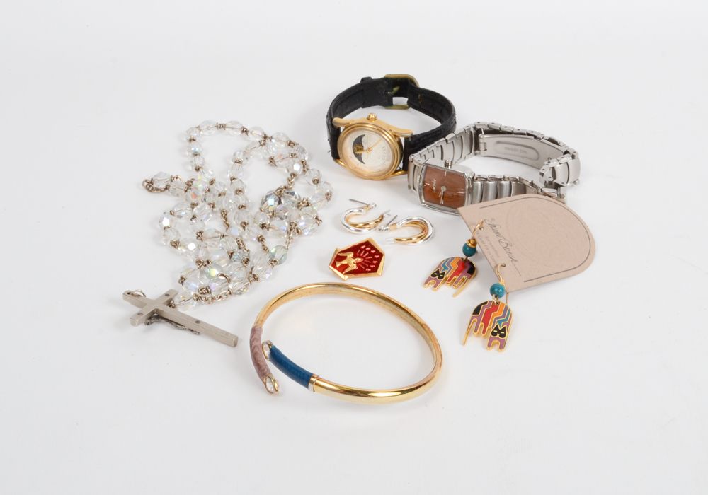 Costume Jewelry and Watches Including Marc Jacobs