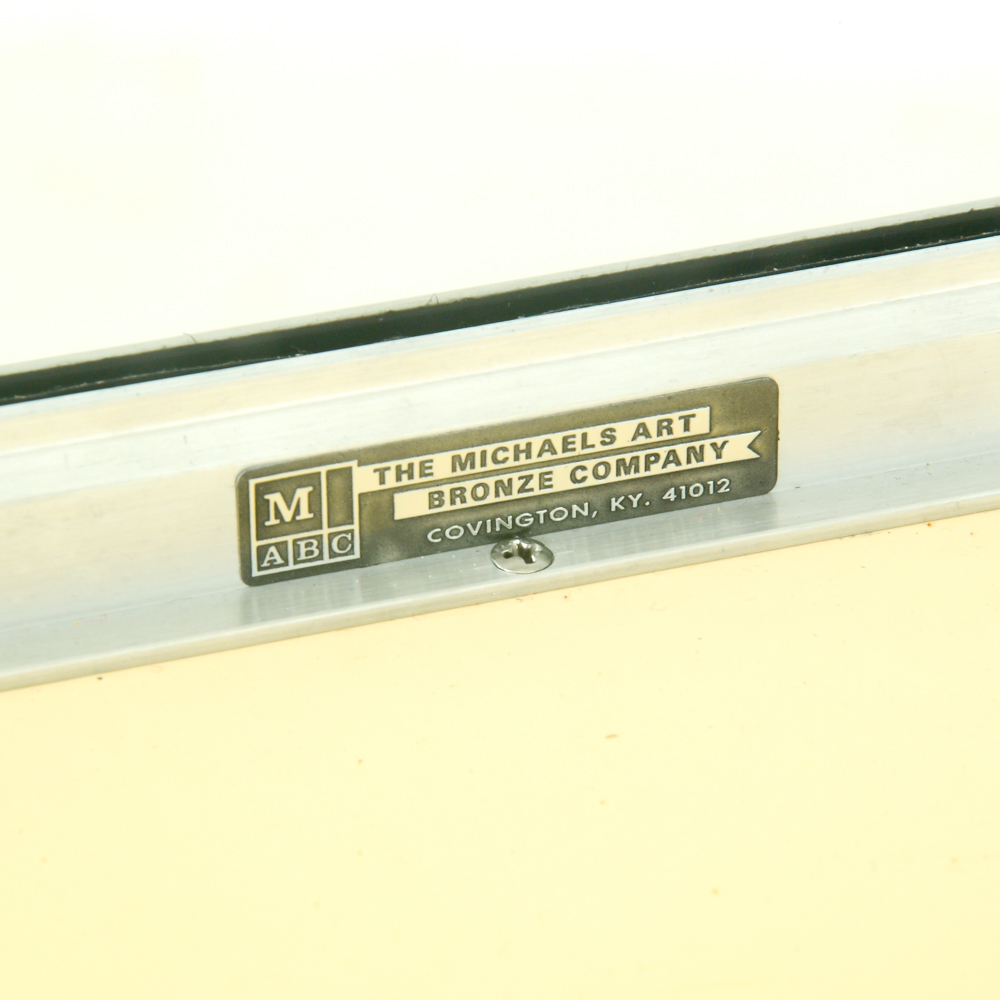 Mid Century Display Case on Table