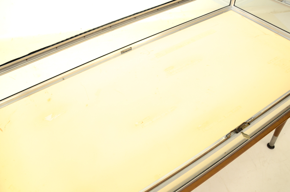 Mid Century Display Case on Table