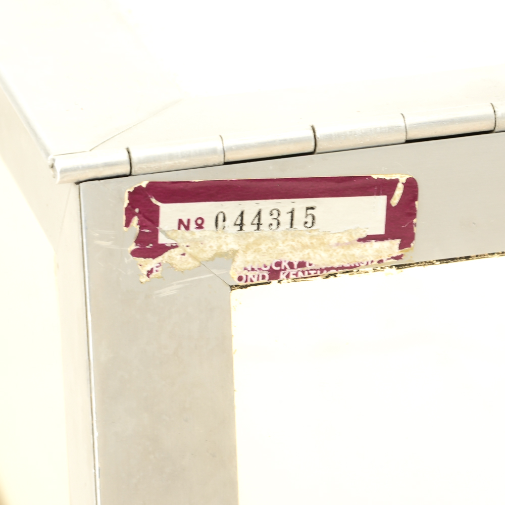 Mid Century Display Case on Table