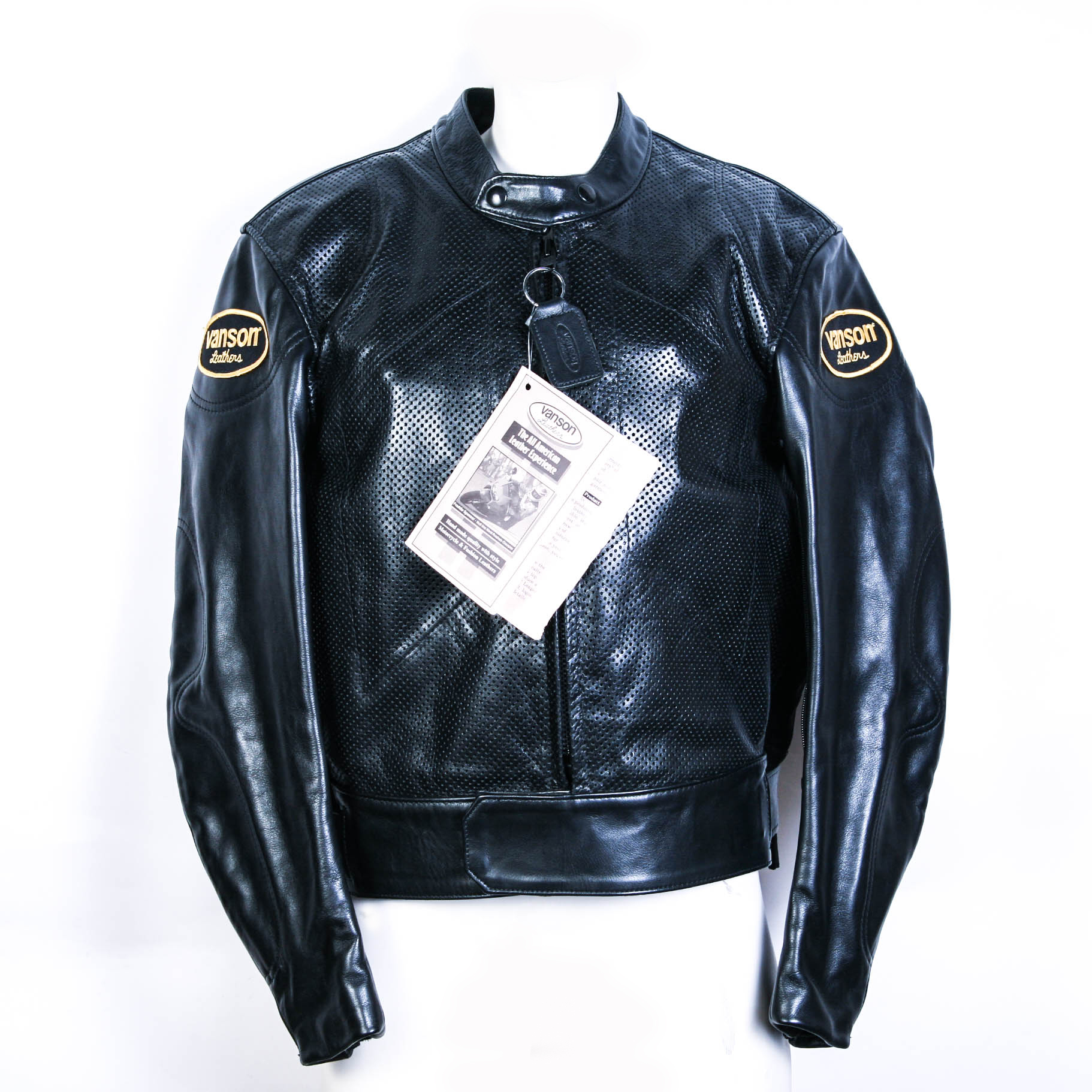 Vanson Leathers Black Motorcycle Jacket