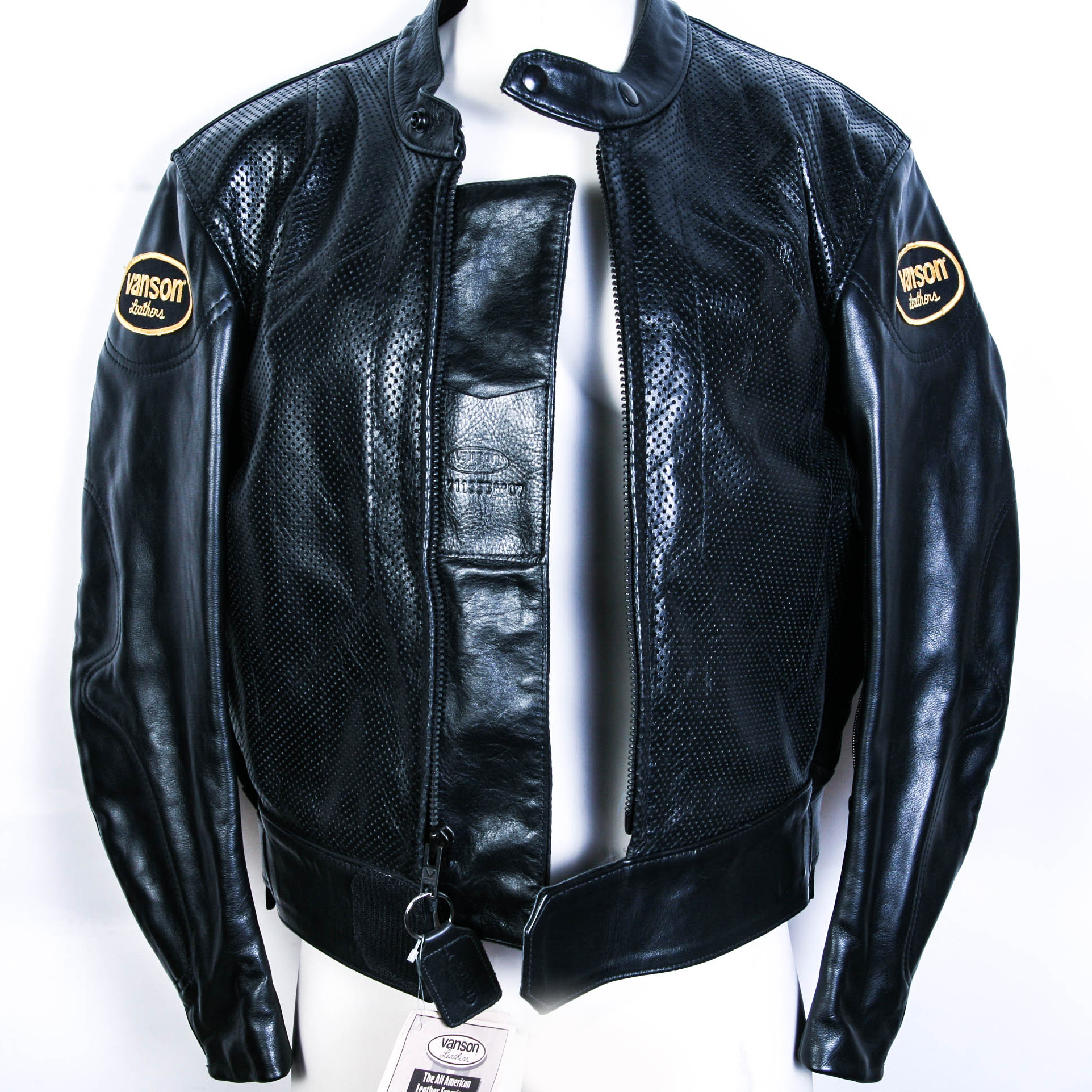 Vanson Leathers Black Motorcycle Jacket