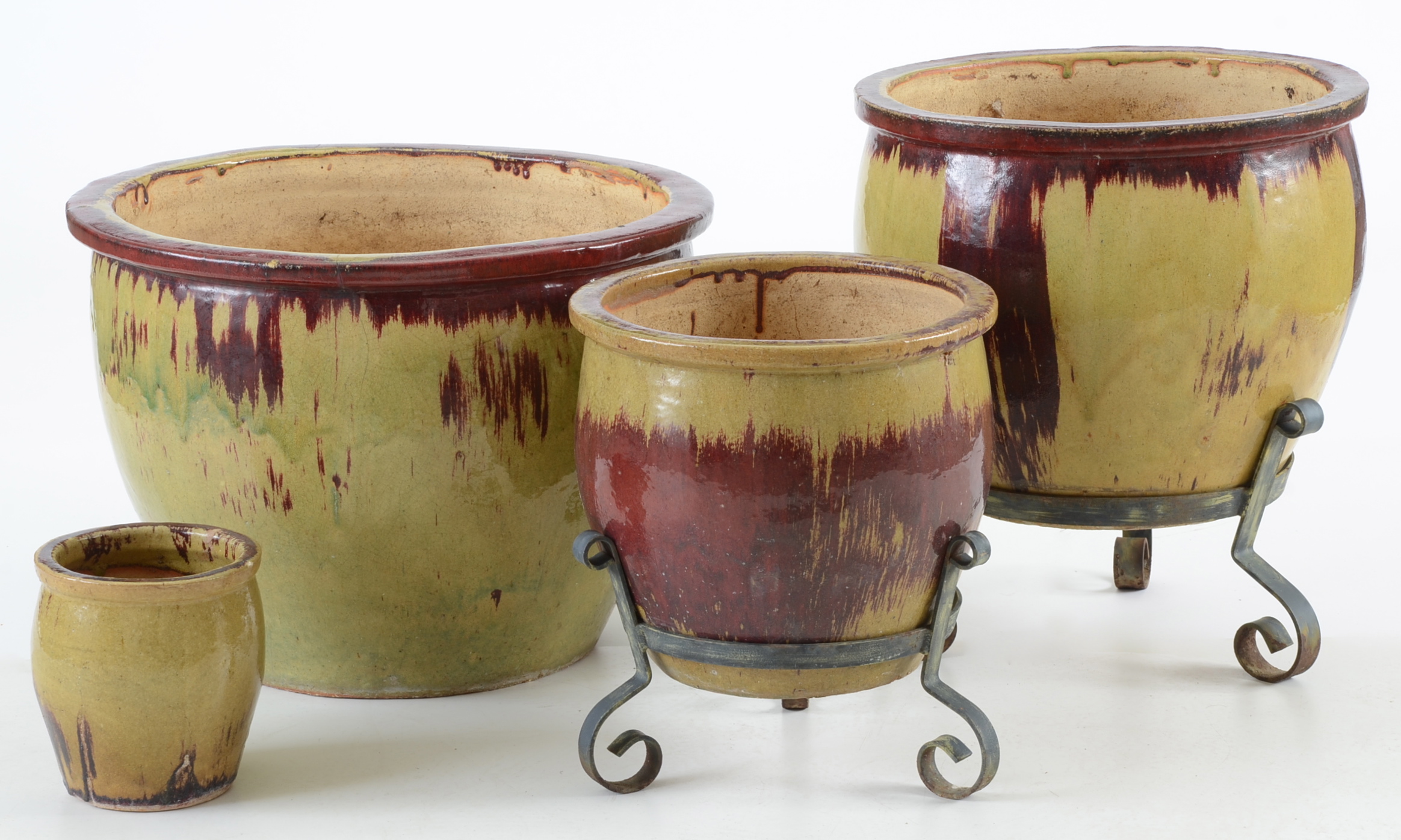 Glazed Ceramic Garden Pots