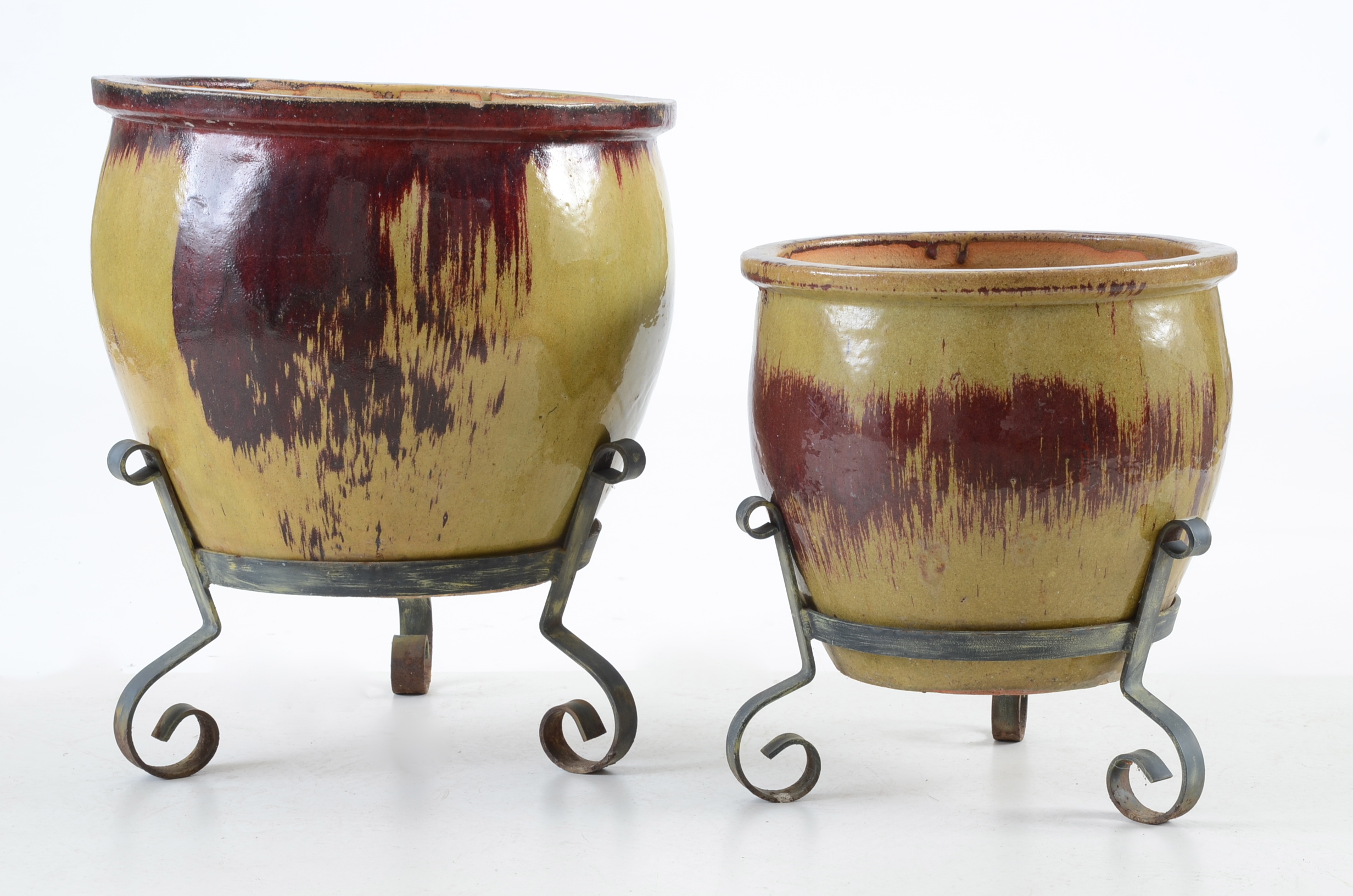 Glazed Ceramic Garden Pots