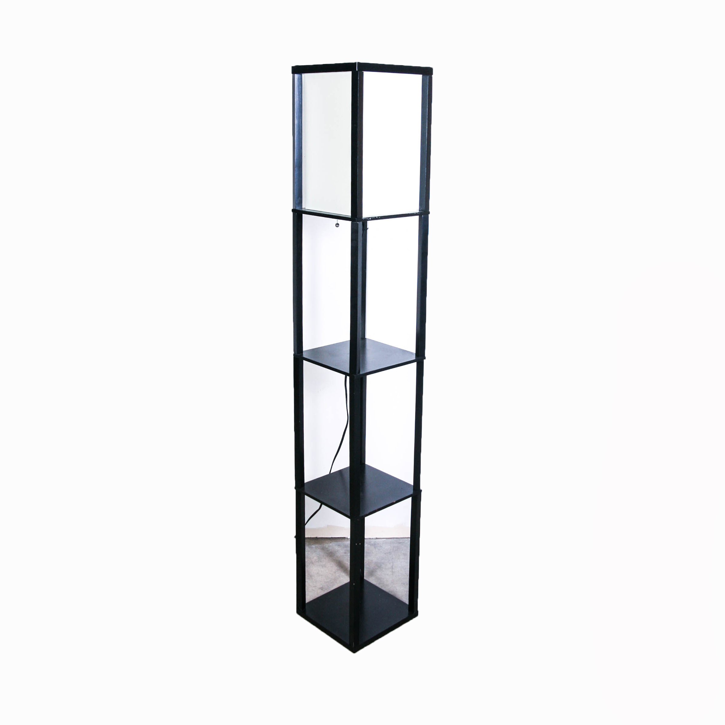 Floor Lamp with Shelves
