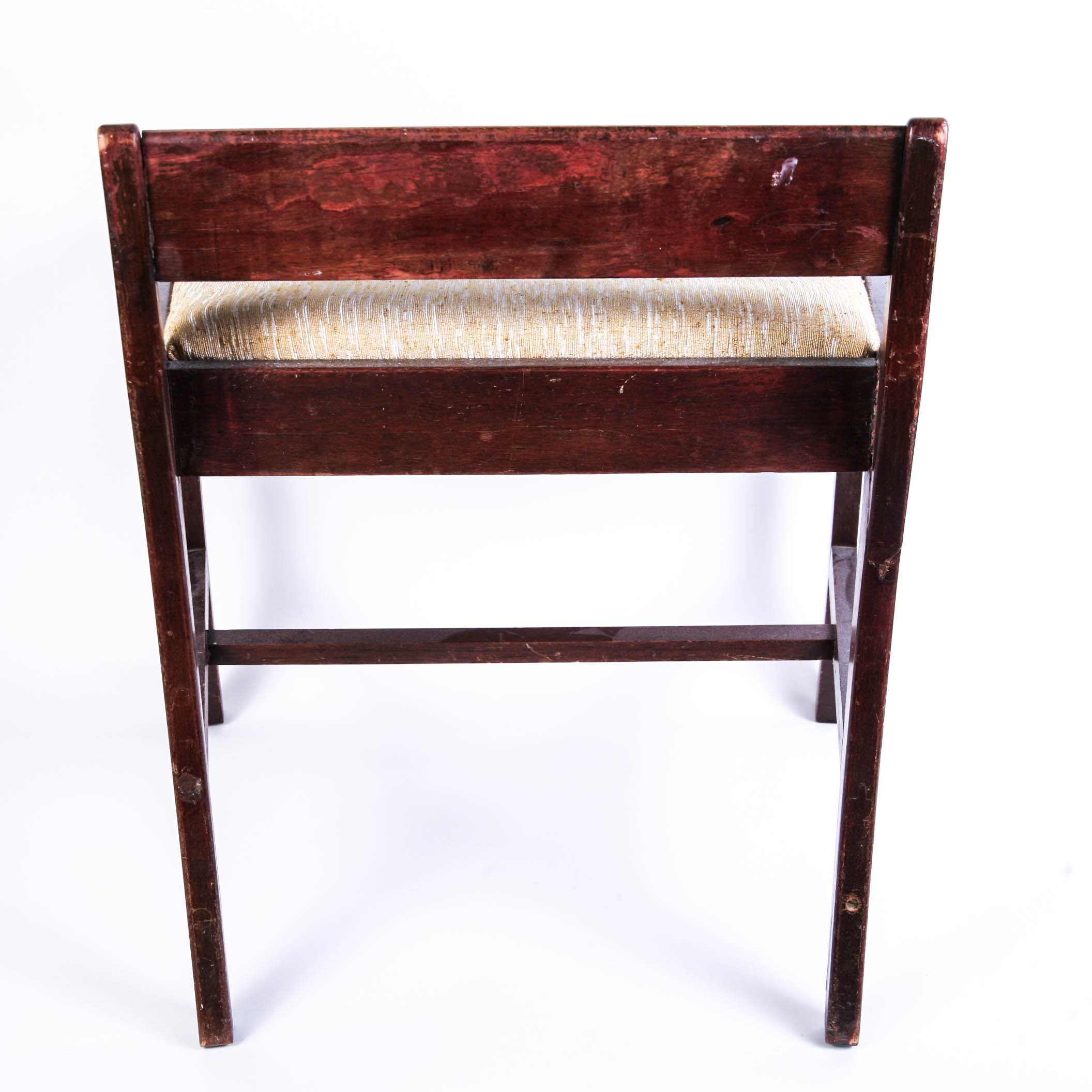 Vintage Mahogany Wooden Stool