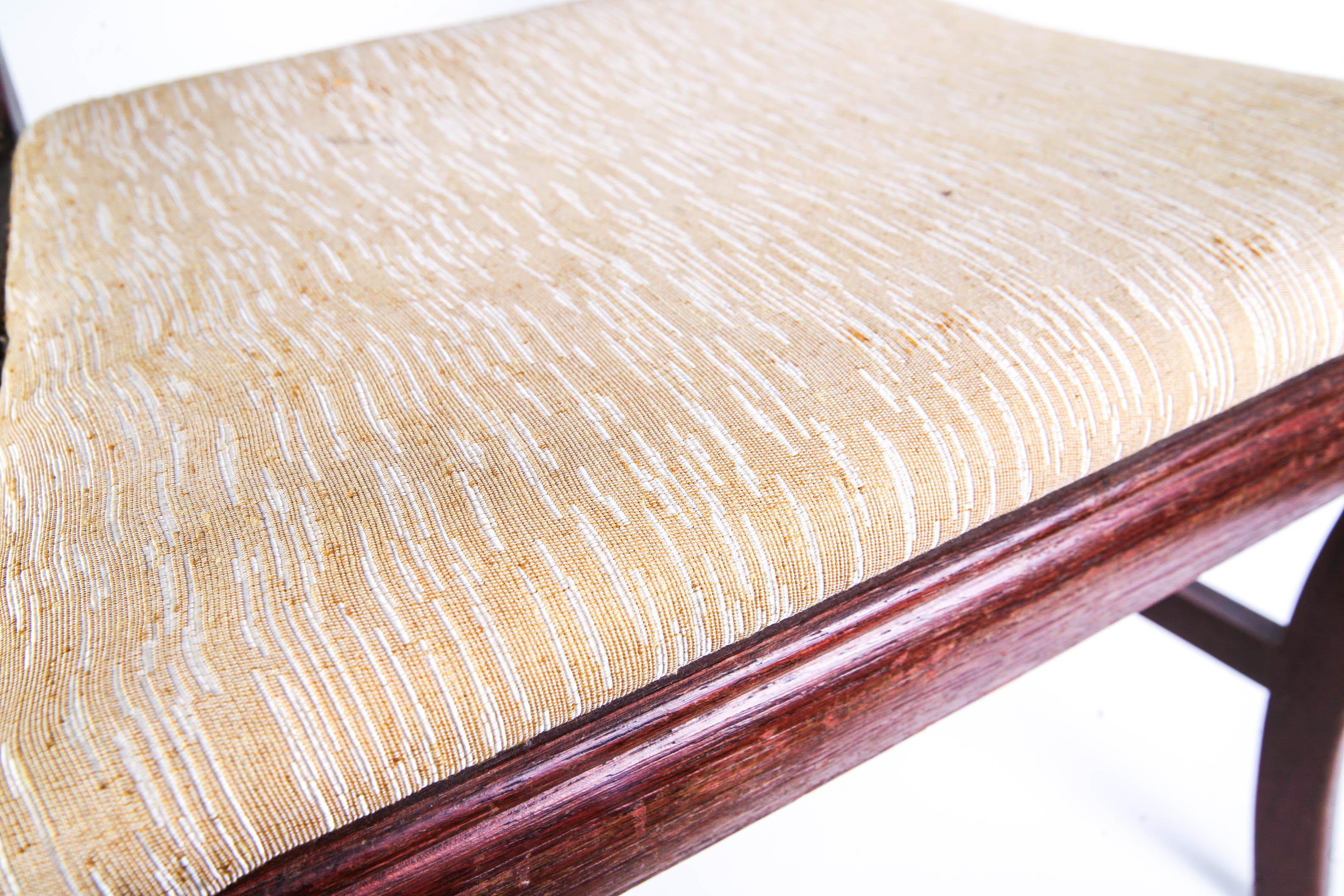 Vintage Mahogany Wooden Stool