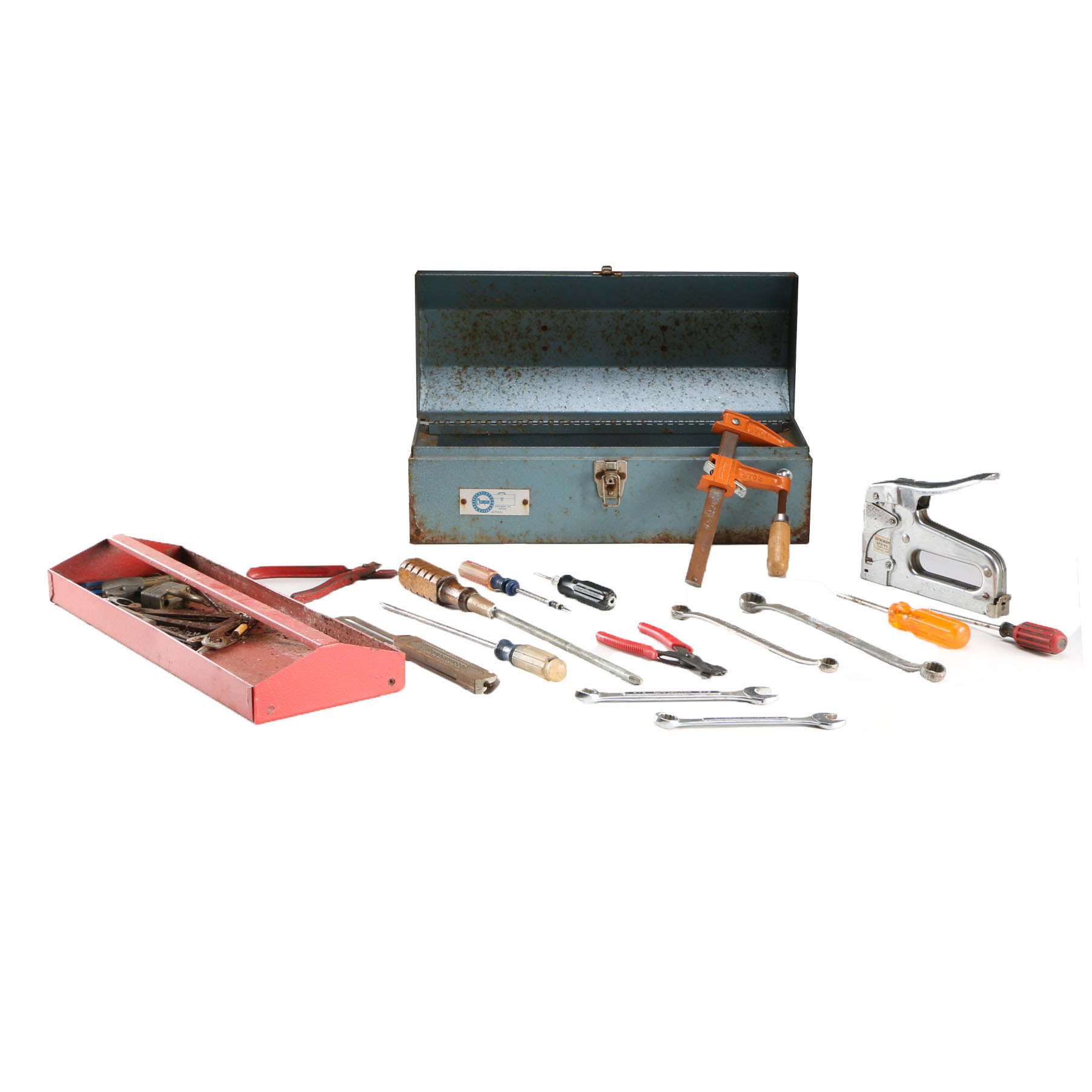 Champion "Model 218" Toolbox with Various Tools