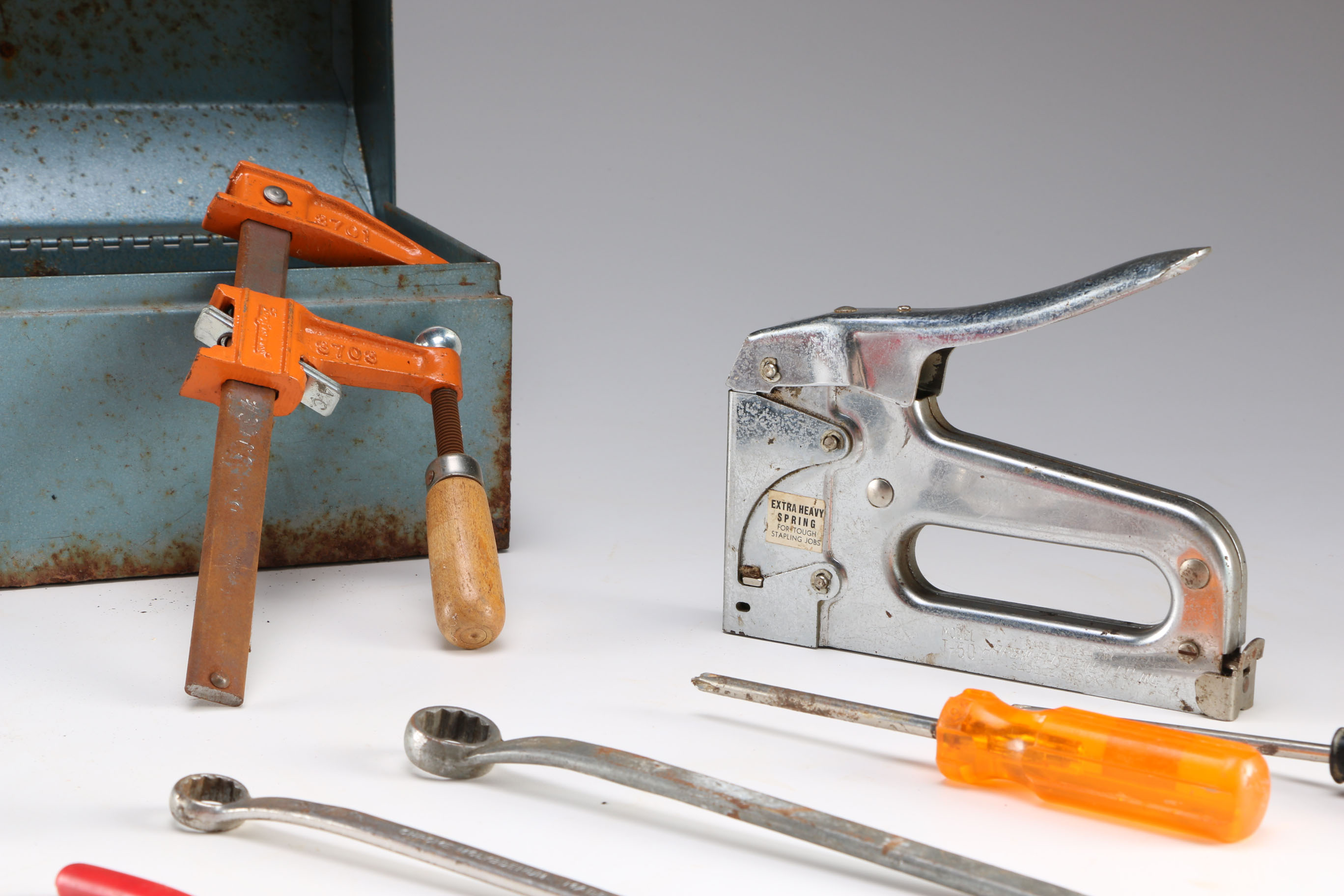 Champion "Model 218" Toolbox with Various Tools