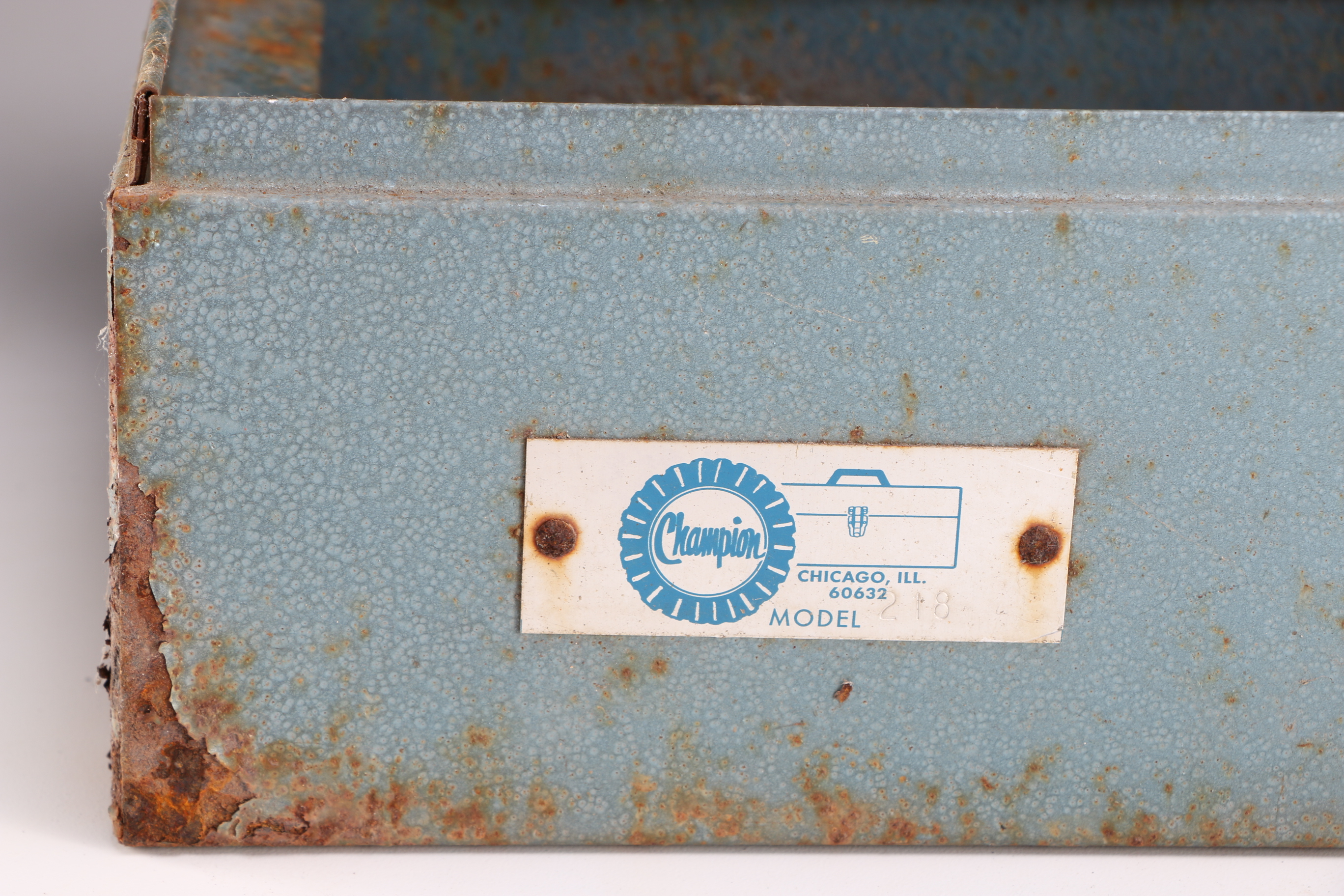 Champion "Model 218" Toolbox with Various Tools