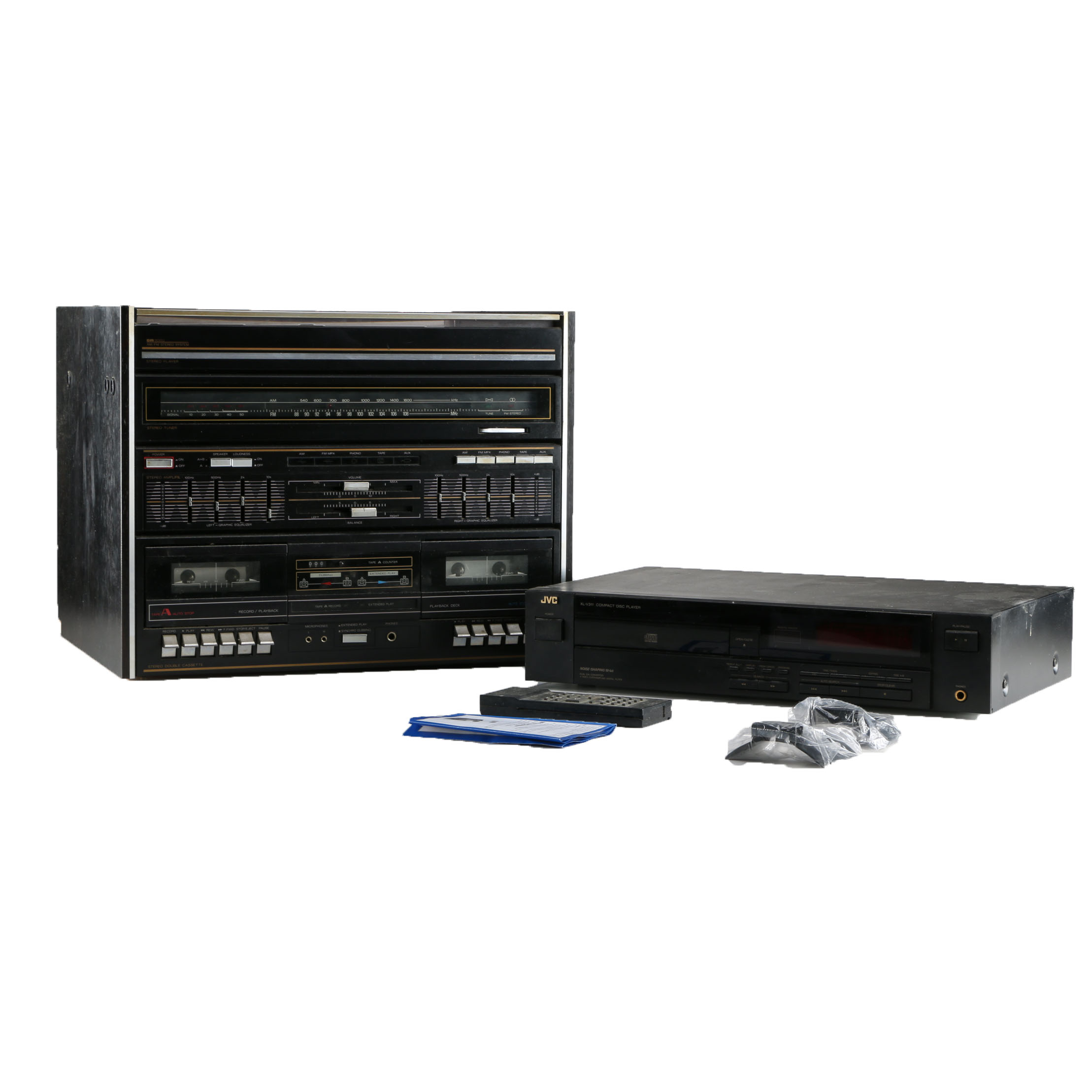 JVC Compact Disc Player and AM/FM Stereo