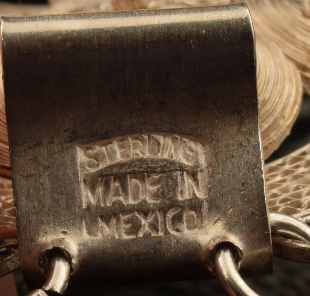 Pair of Vintage Filigreed Sterling Bracelets