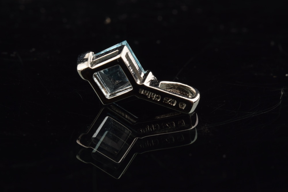 Three Sterling and Gemstone Pendants