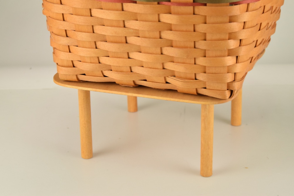1995 Longaberger Green Evergreen Basket