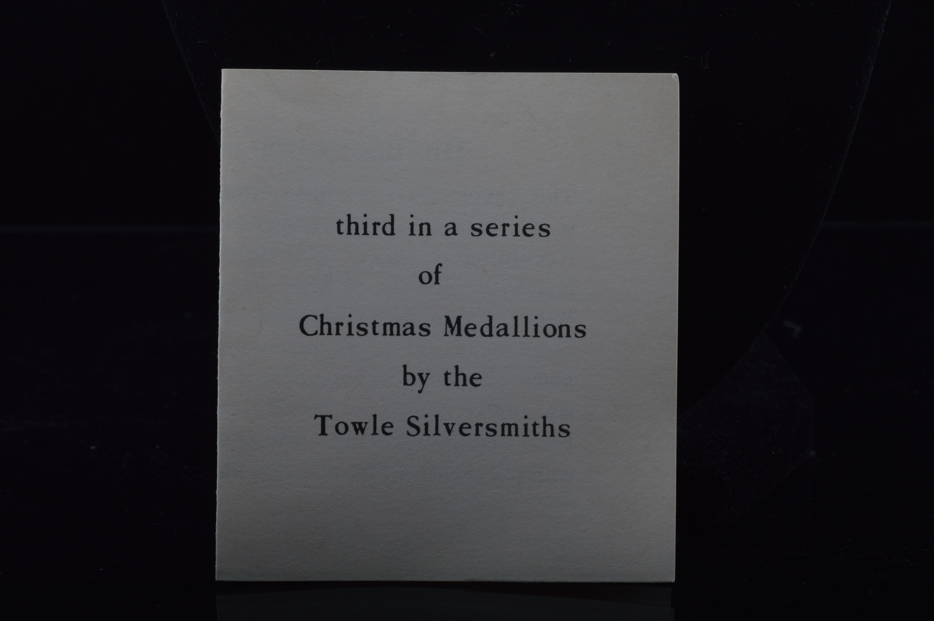 1973 Towle Sterling Medallion