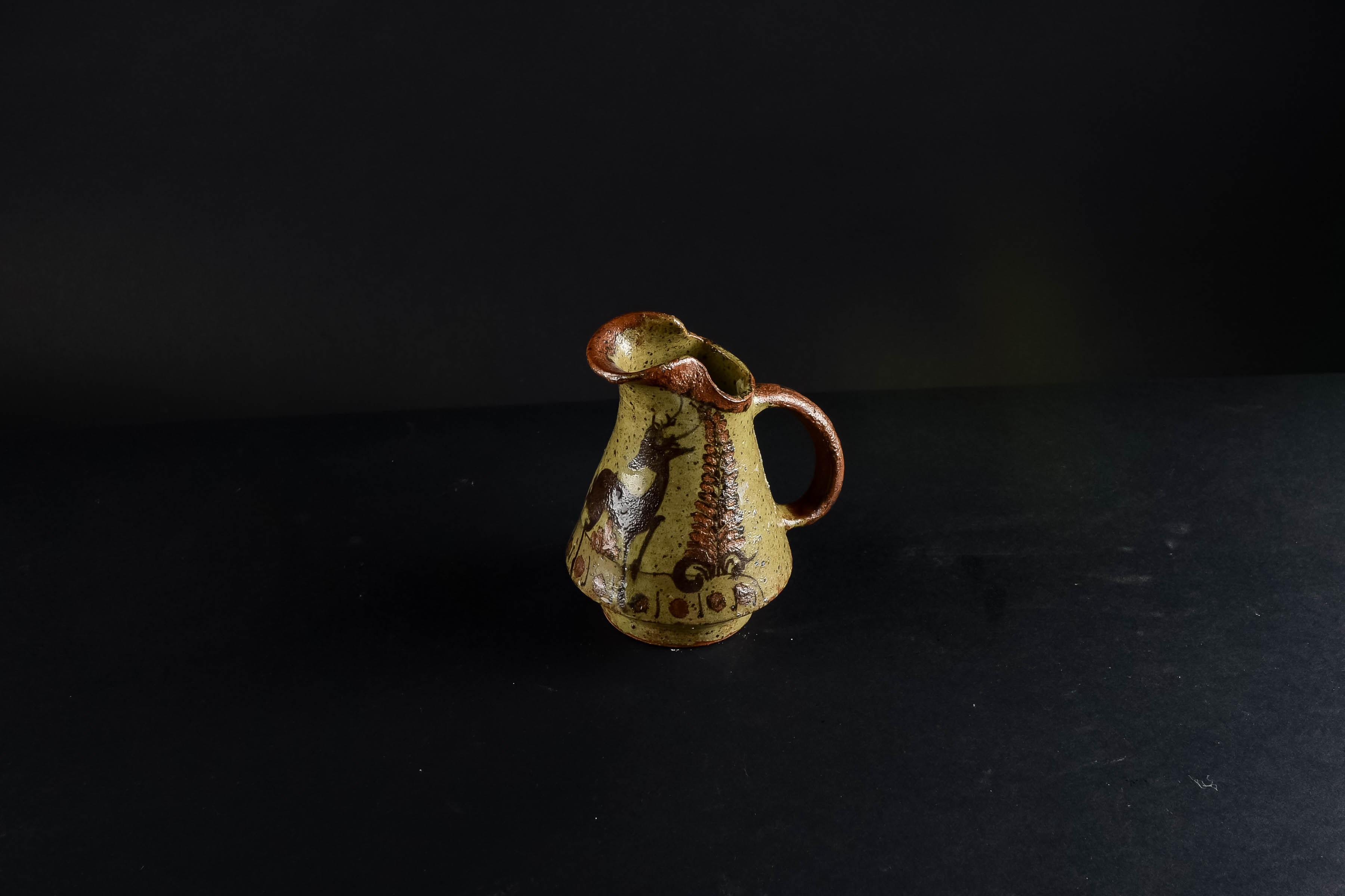 1960s Danish Modern Handmade Pitcher